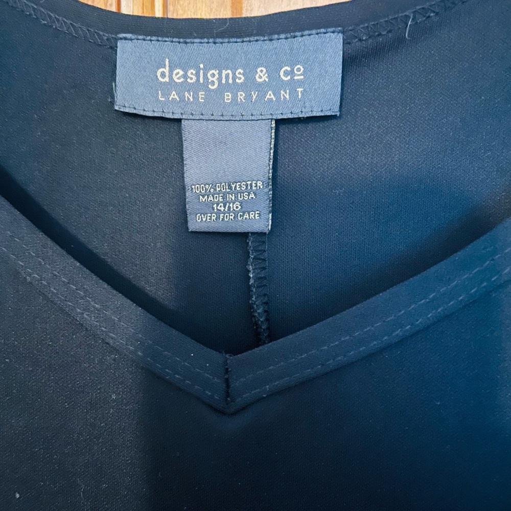 Lane Bryant Navy Midi Dress